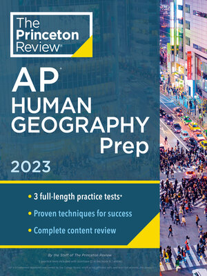cover image of Princeton Review AP Human Geography Prep, 2023